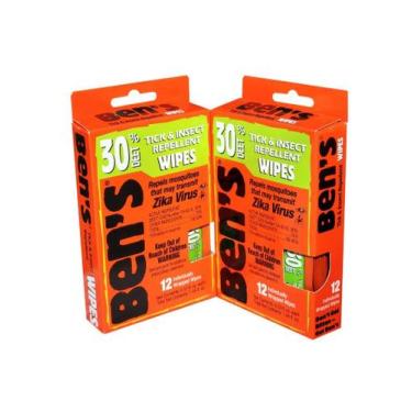 Imagem de Field Wipes Ben's 30 Deet, repelente de insetos e insetos
