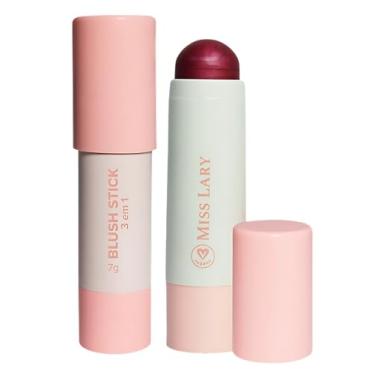 Imagem de Blush Stick Multiuso 3 em 1, Blush, Batom e Sombra, 7g, Cremoso, Alta Pigmentação - Maquiagem (09, Padrão)