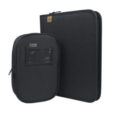Imagem de Kit Box e Fichário A4 Preto - Belinky