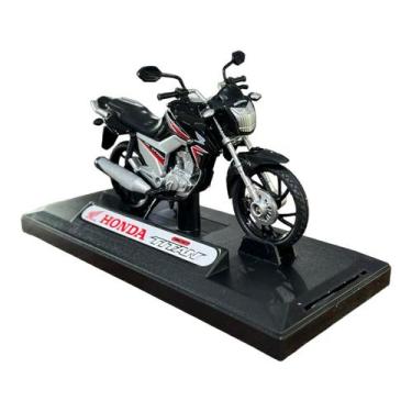Imagem de Miniatura Moto Honda CG Titan 160 Preto 1:18 - California Toys