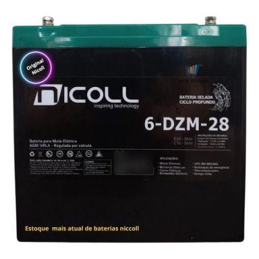 Imagem de Bateria Electro Bike Elétrica Eb 008 12v 28ah 6-dzm-28 Original Nf Gar