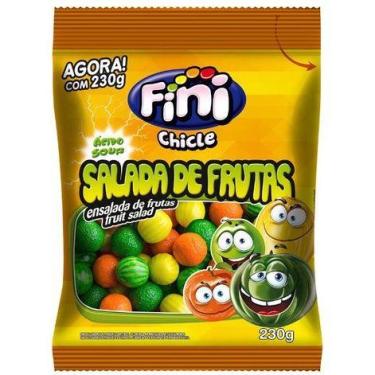Imagem de Goma de Mascar Chiclete Salada de Frutas Azedinha 230g Fini