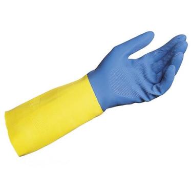 Imagem de Luva Neoprene na palma Duomix 405 - MAPA com ca /limpeza/ uso geral, 7