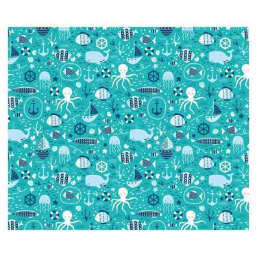 Imagem de Papel de Parede Adesivo Infantil Marítimo Quarto Menino - 786pcm - All