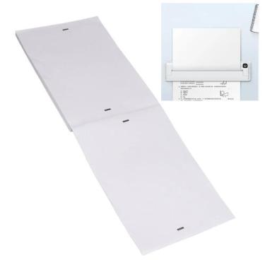 Imagem de Papel Termico A4 100 Folhas Impressora Termica Bluetooth Arquivo Proce