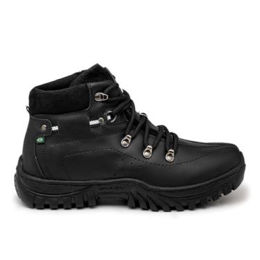 Imagem de Tênis Masculino Cano Curto Bota Segurança Coturno Adventure Urbano A.Andrade Cor:Preto;Tamanho:42;Gênero:Masculino
