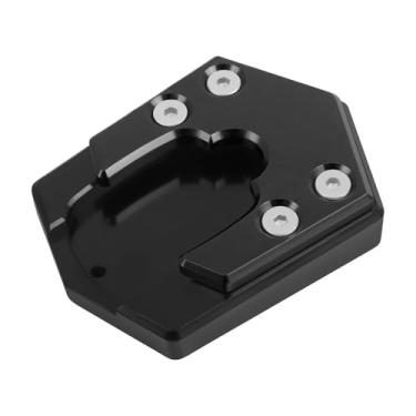 Imagem de Almofada de suporte de motocicleta ampliador de extensão lateral de substituição para Yamaha Xmax 125 200 300 XMAX125 XMAX200 XMAX300 2017-2023 Extensor de pedal de placa de suporte de pé (preto)