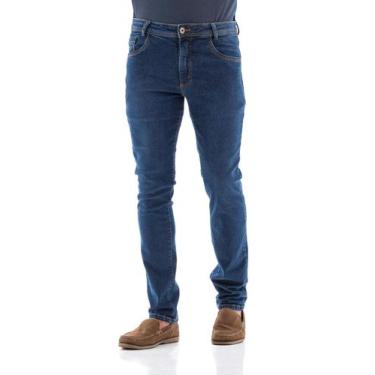 Imagem de Calça Jeans Masculina Arauto Slim Leo - ARAUTO JEANS, Azul médio, 40
