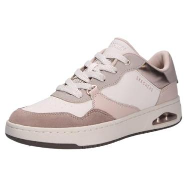 Imagem de Skechers Tênis feminino Uno Ctl-Subtle Shimmer, Castanho-Acinzentado/Multi, 39