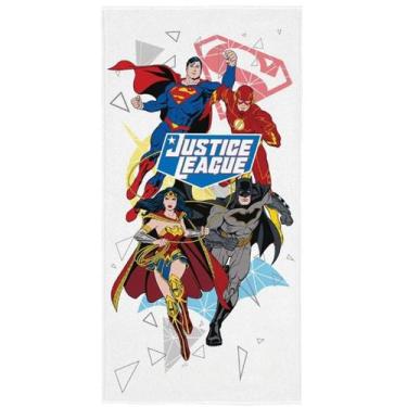 Imagem de Toalha De Banho Infantil Aveludada Liga Da Justiça Lepper - Companhia 