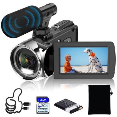 Imagem de Câmera digital Weochi Ultra HD 2,7K 42MP com zoom 18X Vlogging