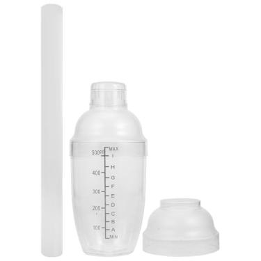 Imagem de Mikinona Conjunto de coqueteleira de limão vazio misturador de bebida à mão ferramenta de bar para barman garrafa de chá gelado