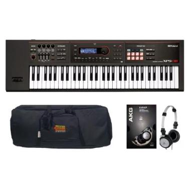 Imagem de Kit Teclado Roland Xps30 com Capa e Fone K414