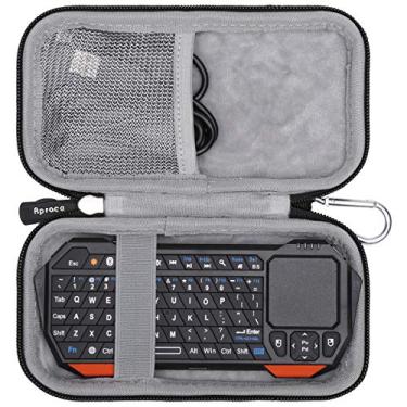 Imagem de Aproca Capa rígida de viagem compatível com Fosmon Portátil Leve Mini Controle de Teclado Bluetooth Sem Fio, Black-