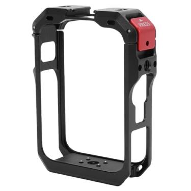 Imagem de Dpofirs Gaiola de Expansão da Câmera para 360 Panorâmica, Gaiola de Estrutura de Proteção de Câmera de Metal Com Sapato Frio e Rosca de Parafuso de 1/4in para Luzes Fotográficas de (Preto)