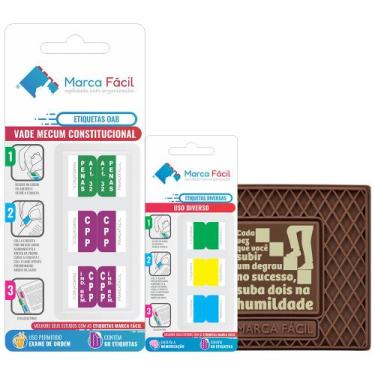 Imagem de Kit Vade Mecum Constitucional OAB Marca Fácil