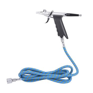 Imagem de Zerodis AirroBrush Pintura Kit Airbrush Conjuntos de Aeronaves Airropbrush de Gatilho de Gatilho de Gravidade Com Controle de Pulverização Ajustável para Pintura de Tinta Spray Modelo de de Couro