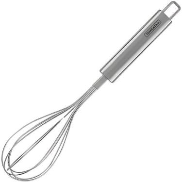 Imagem de Batedor Manual Fue Aço Inox Tramontina Marffim Cozinha Bolo, Inox, 1 u