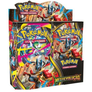 Imagem de Pokémon Box Com 36 Booster Cartas Mega Evolução ME01 Copag