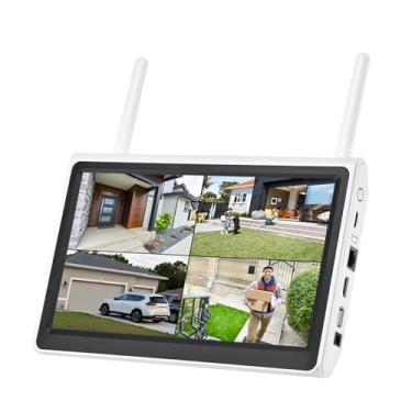 Imagem de yeewise Nvr Wi-Fi De 10 Canais Com Monitor Hd 10,1' Integrado, Duplo, Detecção Movimento, Acesso Remoto, Suporta Armazenamento Local Sd E Hdd