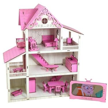 Imagem de Casa Casinha De Bonecas Lol Polly Brinquedos Meninas+ Moveis