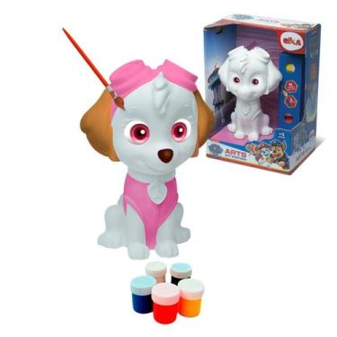 Imagem de Boneca Skye Patrulha Canina Com Kit de Pintura Infantil Criativo e Div
