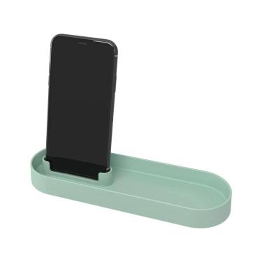 Imagem de Bandeja Banheiro Coza Porta Celular Serene - Verde