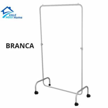 Imagem de Arara Desfile Com Rodinhas De Chao Desmontavel - Loja Closet 80CM - va