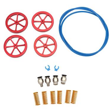Imagem de Atualizar kit de tubos PTFE de impressora 3D com molas resistentes ao calor, porcas de nivelamento de torção manual e acessórios para Ender 3 Pro V2 5 Plus CR10S CR20