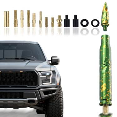 Imagem de Antena de carro colorida céu estrelado, aparência recém-projetada, substituição de antena Bullet adequada para Ford F150 F250 F350 RAM 1500 2503 GMC Denali Chevy Pick-up