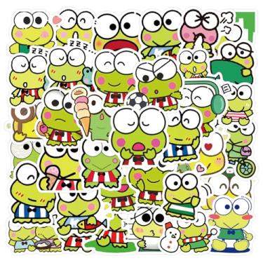 Imagem de 60pcs Kawaii Kero Kero Keroppi Stickers Anime Cartoon Stickers for Water Bottle Laptop Computer Phone Case Luggage Notebook Skateboard Lunchbox Decals Gifts for Kids Teen Adults