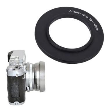 Imagem de Tangxi Lente de 39 Mm para Adaptador de Lente de Câmera de 49 Mm, Filtro de 39 Mm a 49 Mm Adaptador de Anel de Reforço Anel de Metal para Câmeras Digitais DSLR e Filtros CPL ND