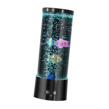 Imagem de Generic Lâmpada de peixe, luz noturna para decoração de crianças, 16 cores, LED, exclusivo, para aquário, água-, luz de mesa