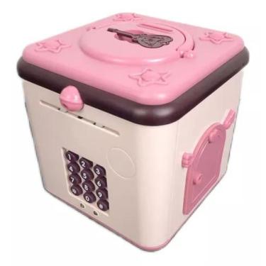 Imagem de Mini Cofre com Senha OPAPRO MTC-205 - Cofrinho Infantil Seguro e Diver