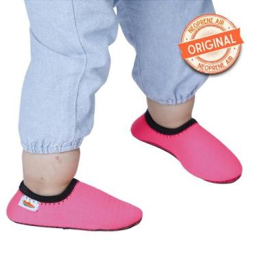 Imagem de Sapatilha Neoprene Air Original Rosa Neon para Bebês e Crianças - Ediç