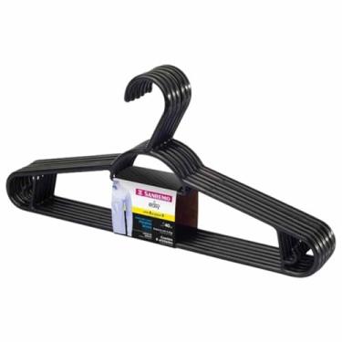 Imagem de Sanremo - Cabide Plástico Adulto para Roupas Médias Pendura Mais, Embalagem Leve 6 Pague 5 Unidades, Linha Easy