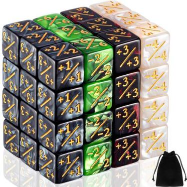 Imagem de Conjunto de contadores de dados Sumind Magic Life 48 unidades MTG CCG 