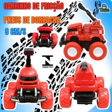 Imagem de Carrinho Off-Road de Fricção 8cm  Brinquedo Infantil Resistente - Toy 