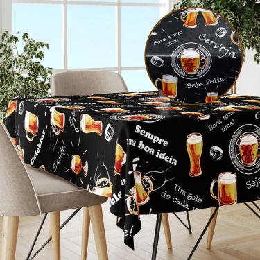 Imagem de Toalha Mesa Plástica Térmica Saidera 4 Lugares 1,40