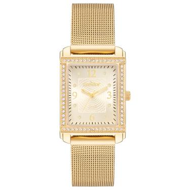 Imagem de Relógio Condor Feminino Ref: Co2035ncp/4x Retangular Mesh Dourado
