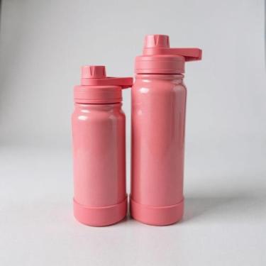 Imagem de Garrafa Térmica 600ml/800ml Inox Premium Tampa Antivazamento Bico Rosq