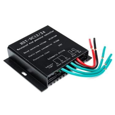 Imagem de HYZHANHONG Controlador de Carga MPPT para Turbina Eólica de 2000W com Indicadores LED 12V 24V 48V 220V Regulador de Carga de Bateria para Gerador Eólico, 48V (Preto),12V
