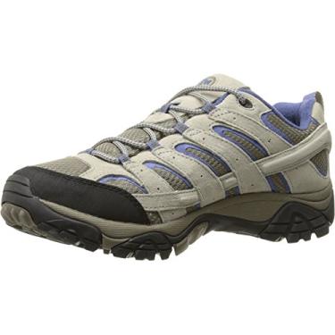 Imagem de Merrell Tênis de caminhada feminino Moab 2 Vent, Alumínio/Marlin, 5.5 Wide