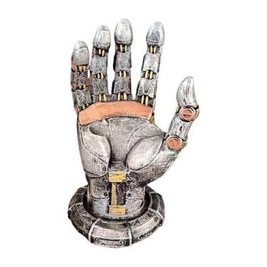 Imagem de Escultura de resina manual mecânica Cyberpunk de 23 cm para decoração 