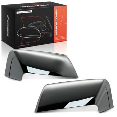 Imagem de A-Premium 2 peças de tampas de espelho retrovisor do lado do motorista e do passageiro - Compatível com Ford Expedition 2015-2017 e Lincoln Navigator 2007-2017 - cromado