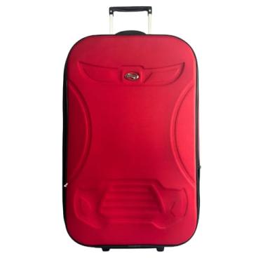 Imagem de Mala de Viagem Grande 28Kg para Despacho Forrada e Resistente (Vermelho)