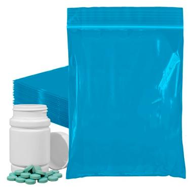 Imagem de PUREVACY Sacos com zíper azul Reflex para embalagem, 22 x 30 cm. Pacote com 1000 sacos de plástico. Sacos de plástico recicláveis. Sacos de zíper de polietileno de 2 mm de espessura. Saco reciclável