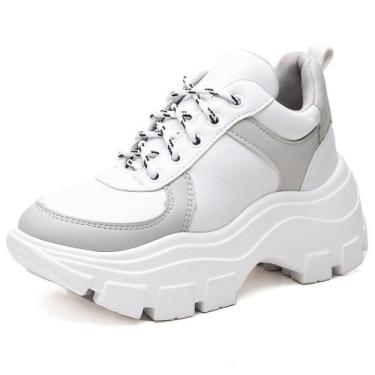 Imagem de Tênis Sneaker Chunky Casual Pires Shoes com Cadarço Detalhado e Sola A
