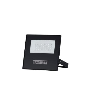 Imagem de Refletor Tr Led 30w Slim Preto - Taschibra 6500k (branca)