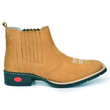 Imagem de AE4520CLA Bota Country Masculina cano curto nobuck couro - TERRADOSCAL